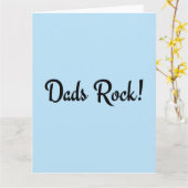 Vaders Rock! Kaart (Gele Bloem)