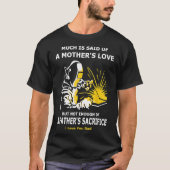 Vader's Sacrifice Welding Gift 4 lasser Papa Manne T-shirt (Voorkant)