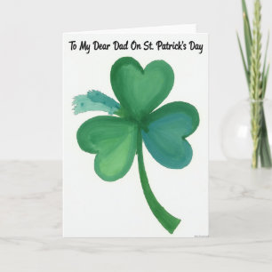 Vader's Shamrock St. Patrick's Day Kaart