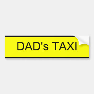 vaders taxi bumpersticker