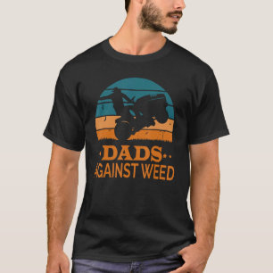 Vaders tegen wiet grappig tuinieren gazon maaien g t-shirt