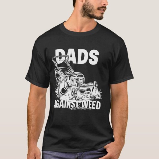 Vaders Tegen Wiet Grappig Tuinontwerp T-shirt (Voorkant)