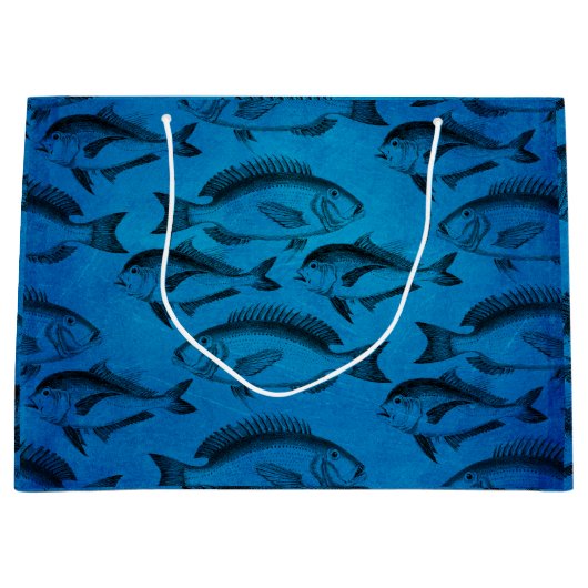 Vader's Vissers Vist pensioen Groot Cadeauzakje (Voorkant)