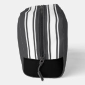 Vader's Witte Racing Stripe Grijze Overnight Tas (Rechts)