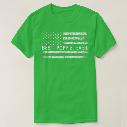 vaders zeggen beste papaver ooit met Amerikaanse v T-shirt (Design voorkant)