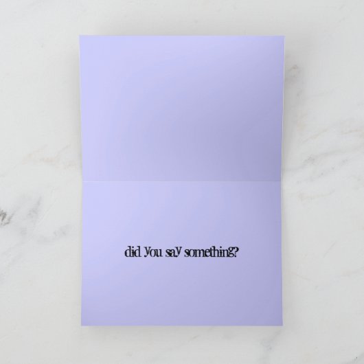 Vaders zeggen de vreemdste dingen kaart (Binnen)