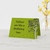 Vaders zijn als een schuilboom (Kaart) Kaart (Gele Bloem)