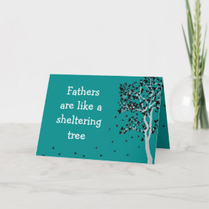 Vaders zijn als een schuilboom ~ Kaart Pap