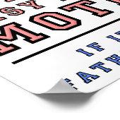 vaders zijn geen moeders, maar een Poster (Hoek)