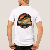 Vaderschap als een wandeling in het park T-shirt (Achterkant)