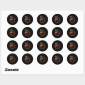 Vaderschap Als Ik Koop Probeer Ik Racoon Vaderdag Ronde Sticker (Vel)