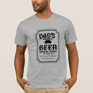 Vaderschap bier verwijdering, Heren Witte Grappig T-shirt