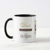 Vaderschap Dag Beste Papa Ooit Aangepaste Naam Fot Mok (Links)