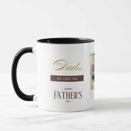Vaderschap Dag Beste Papa Ooit Aangepaste Naam Fot Mok (Links)