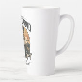 Vaderschap De Echte Erfenis Vintage Vaderdag  Latte Mok (Rechts)