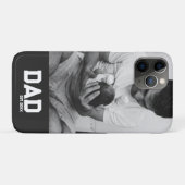 Vaderschap foto zwart & wit jaar Vaderdag  Case-Mate iPhone Case (Achterkant (horizontaal))