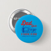 Vaderschap gedeeld als ik koop proberen snel eten ronde button 5,7 cm (Voorkant /achterkant)