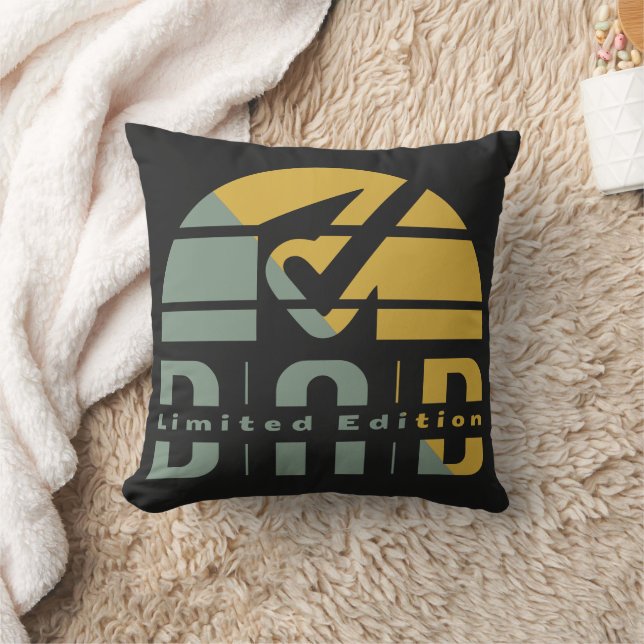 Vaderschap is onvoorwaardelijke liefde: de papa-ed kussen (Deken)