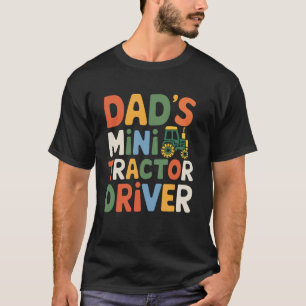 Vaderschap Mini-trekker Bestuurder Boer Landbouw B T-shirt