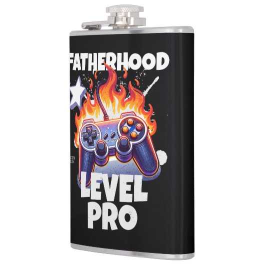 Vaderschap niveau pro gaming heupfles (Links)