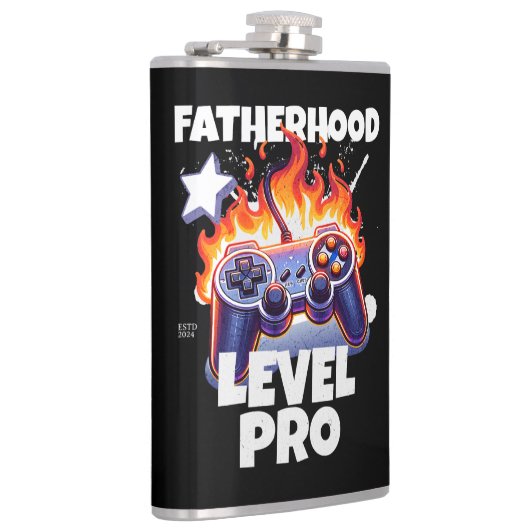 Vaderschap niveau pro gaming heupfles (Rechts)