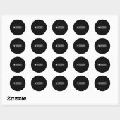 Vaderschap prestatie ontgrendeld Vaderdag Gift F Ronde Sticker (Vel)