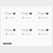 Vaderschap Sticker – Zoete Vader-Dochter Relatie (Vel)