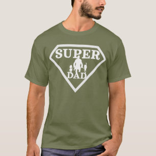 vaderschap, Super Pap naar Superhero, vaderdag T-shirt