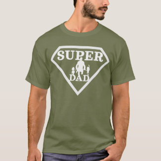 vaderschap, Super Pap naar Superhero, vaderdag T-shirt