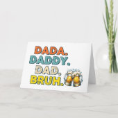 Vaderschap: van DADA tot BRUH Kaart (Voorkant)