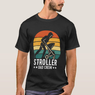 Vaderschap WANDELWAGEN PAPA BEMANNING Grappig Word T-shirt