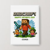 Vaderschapsmodus geactiveerd - Happy Father's Day Button (Voorkant)