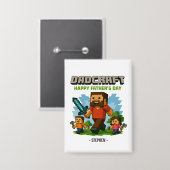 Vaderschapsmodus geactiveerd - Happy Father's Day Button (Voorkant / Achterkant)