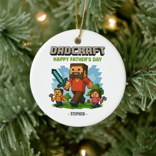 Vaderschapsmodus geactiveerd - Happy Father's Day Keramisch Ornament (Boom)