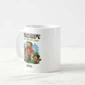 Vaderschapsmodus geactiveerd - Happy Father's Day Koffiemok (Voorkant links)