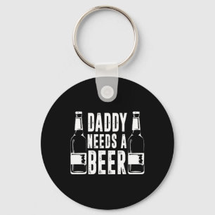 Vadersdag Grappige Papa Heeft Een Bier Nodig Sleutelhanger