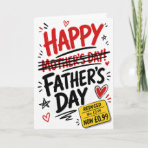 Vadersdag in de aanbieding, Moederdag doorgestreep