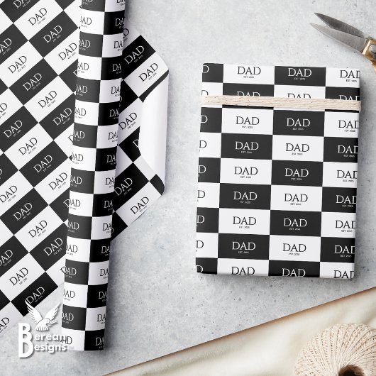 Vadersdag Klassieke Mutsen Papa Opgericht  Cadeaupapier