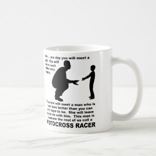Vadertjes Advies Motocross Dirt Bike Grappige Mok
