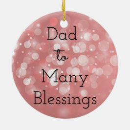 VaderVele zegeningen Keramisch Ornament