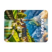 Vaduz, Alpenjuweel van Liechtenstein Magneet (Horizontaal)