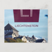 vaduz blauw briefkaart (Voorkant)