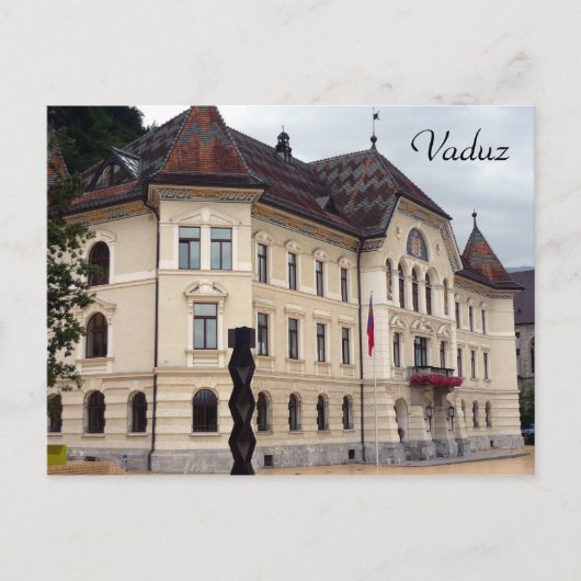 vaduz bldg briefkaart (Voorkant)