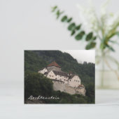 vaduz castle hill briefkaart (Staand voorkant)