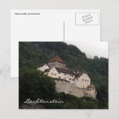 vaduz castle hill briefkaart (Voorkant / Achterkant)