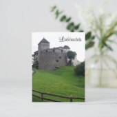 vaduz castle liechtenstein briefkaart (Staand voorkant)