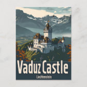Vaduz Castle Liechtenstein Briefkaart (Voorkant)