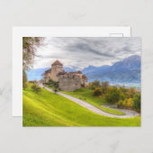 Vaduz Castle Liechtenstein Feestdagenkaart (Voorkant / Achterkant)