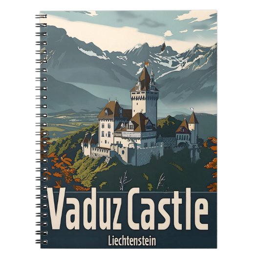 Vaduz Castle Liechtenstein Notitieboek (Voorkant)