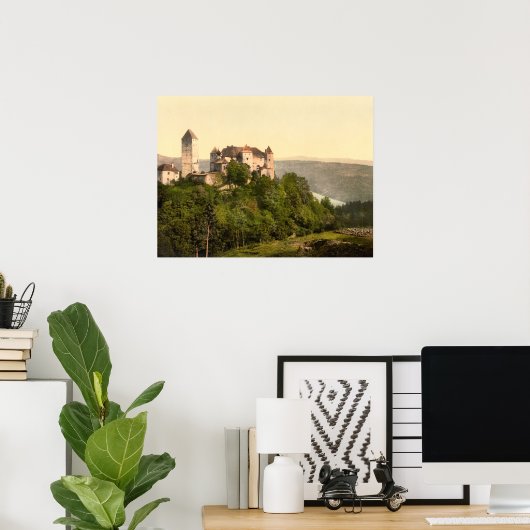 Vaduz Castle, Liechtenstein Poster (Thuiskantoor)